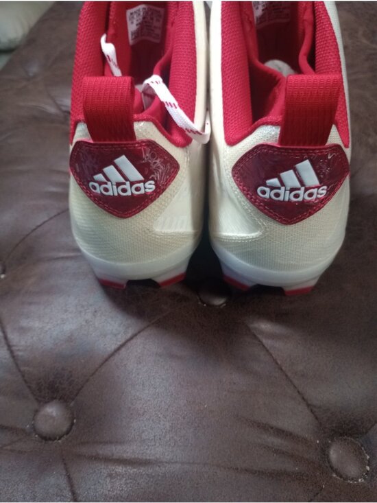 New Adidas Crazyquick 2.0 Mid Soccer/Football Cleats Red & White   Size 15 main image 13